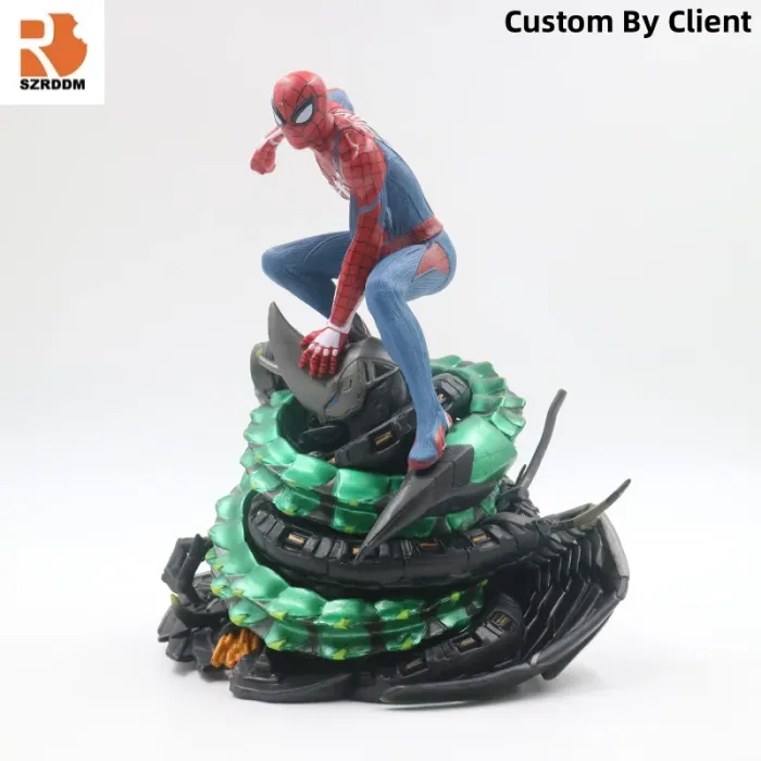 Custom Marvel Spiderman Resin Figure custom-marvel-spiderman-figure-display