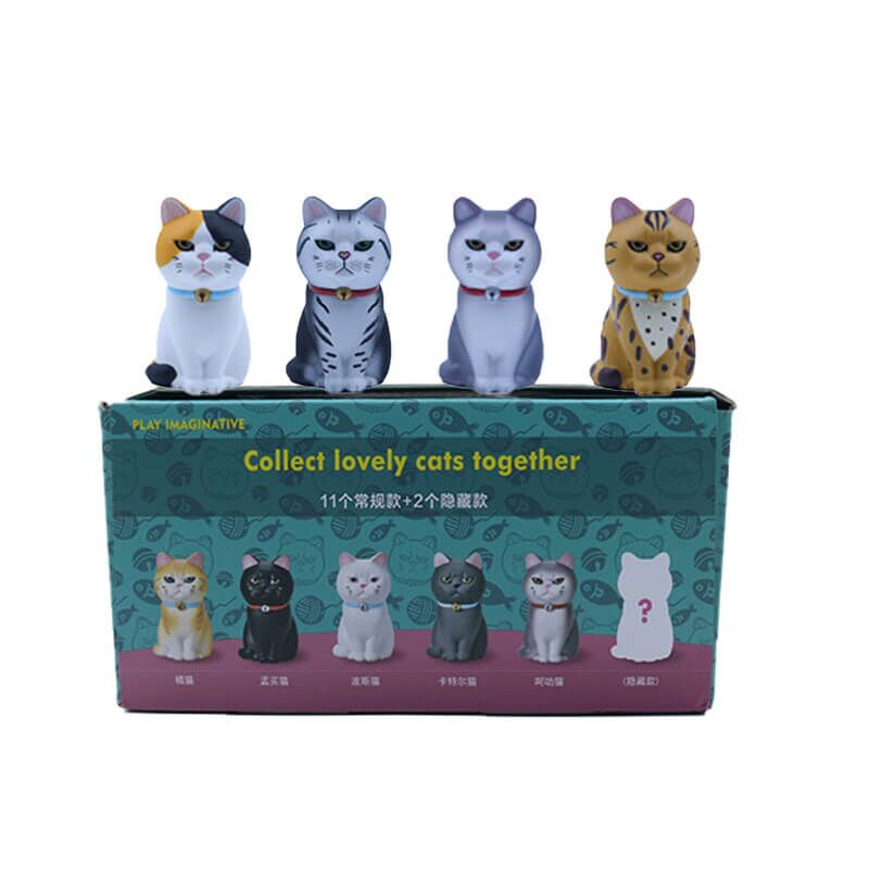 Custom Blind Box Figure Toy Cat Figure Toy Custom Blind Box Figure Toy Cat Figure Toy