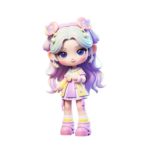 Custom Anime Resin Figure Purple Princess
