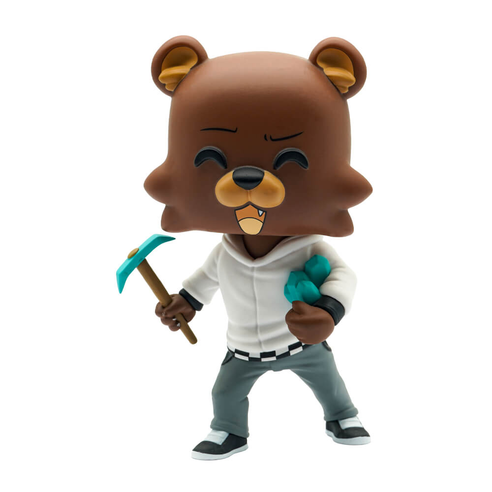 Custom Vinyl Figure Bear Excavator Custom Vinyl Figure Bear Excavator